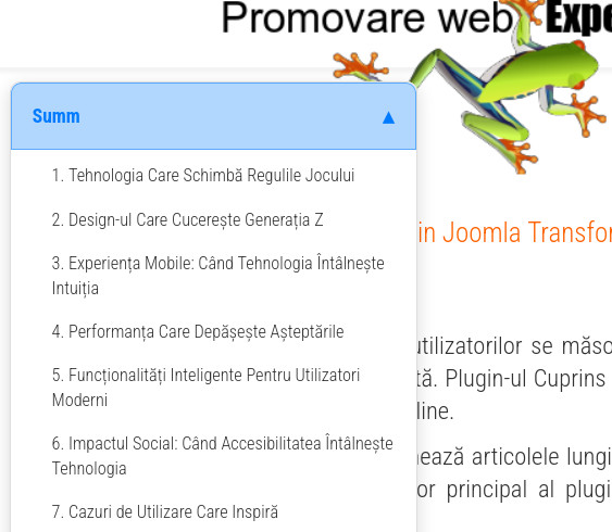 Revoluția Navigării Web: Cum un Plugin Joomla Transformă Experiența de Citire Online