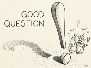 A good question is already half the answer: on writing for a mind that forgets nothing but does not know how to ask